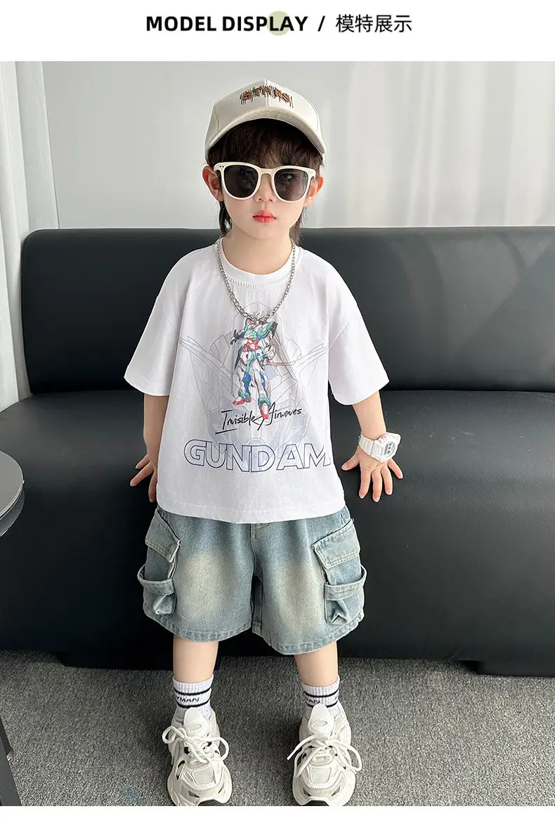 Boys Cotton T-Shirt Shorts Set Summer 2025 — feature 7