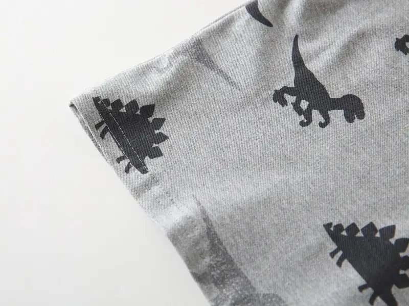 Kids Dinosaur Print Polo Shirt White 2026 Summer — feature 12