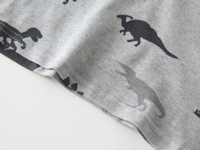 Kids Dinosaur Print Polo Shirt White 2026 Summer — feature 9