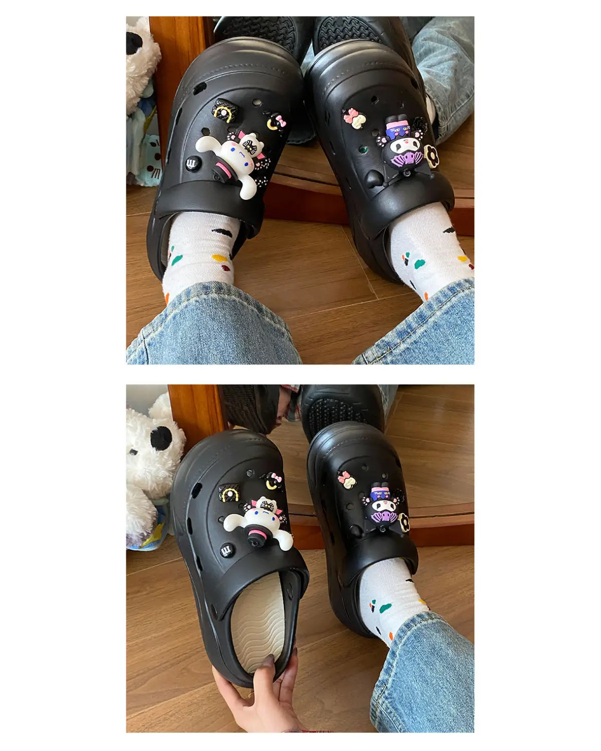 Women's Cartoon Toe-Toe Sandals White EVA — feature 13