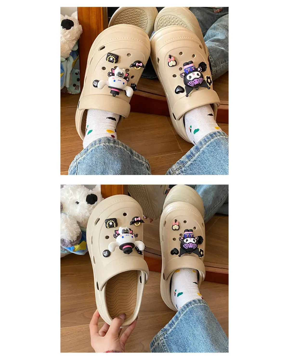 Women's Cartoon Toe-Toe Sandals White EVA — feature 15