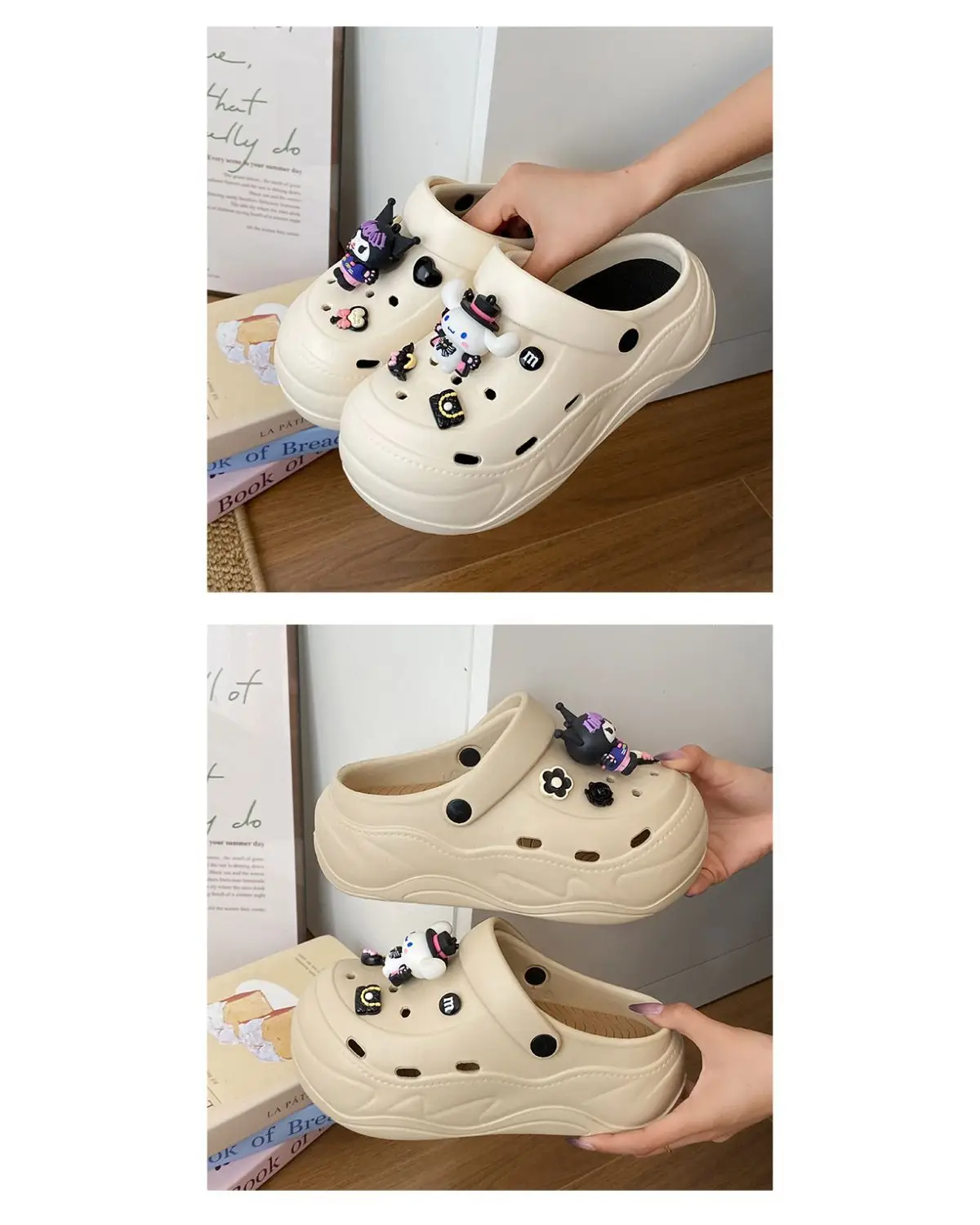 Women's Cartoon Toe-Toe Sandals White EVA — feature 16