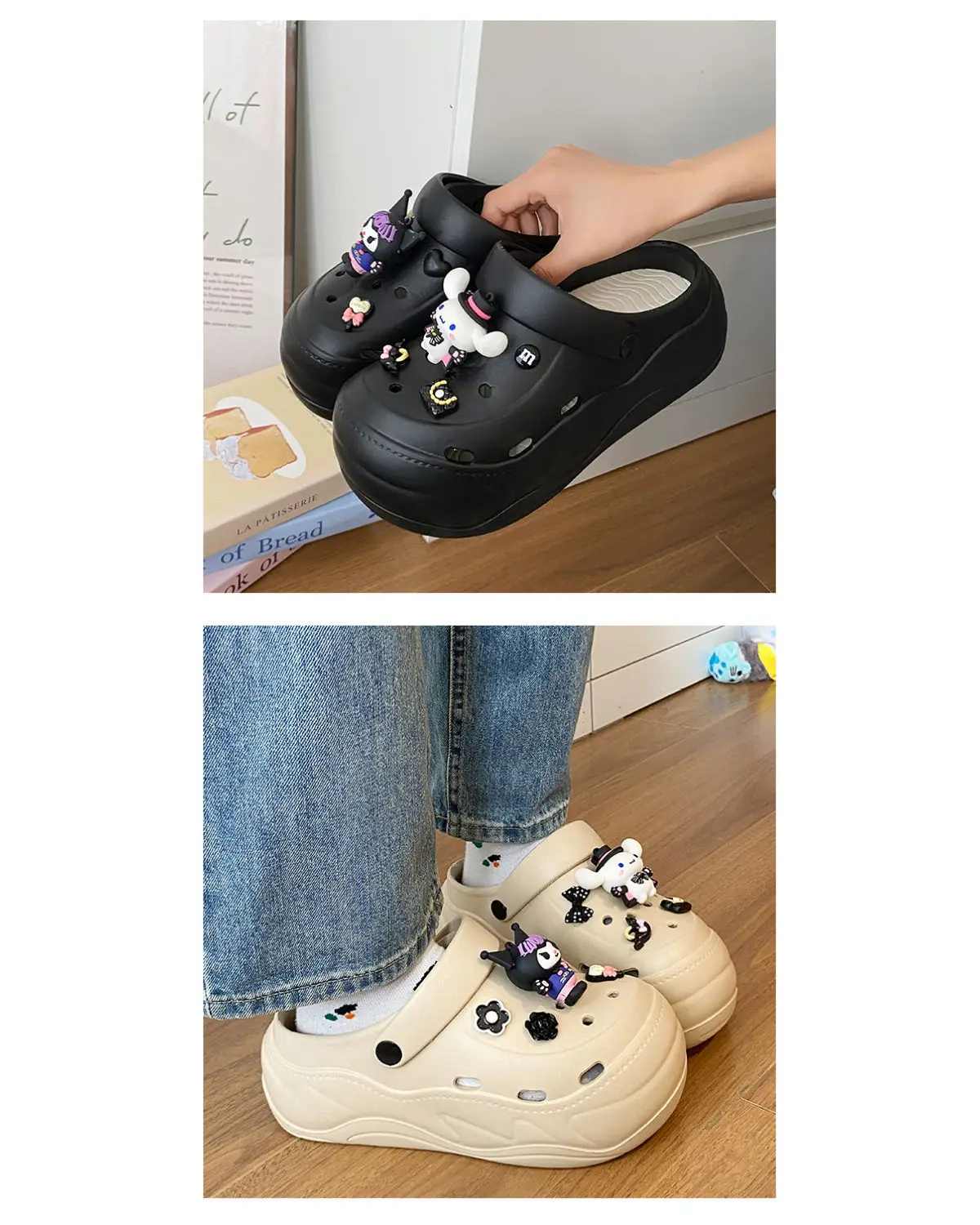 Women's Cartoon Toe-Toe Sandals White EVA — feature 17