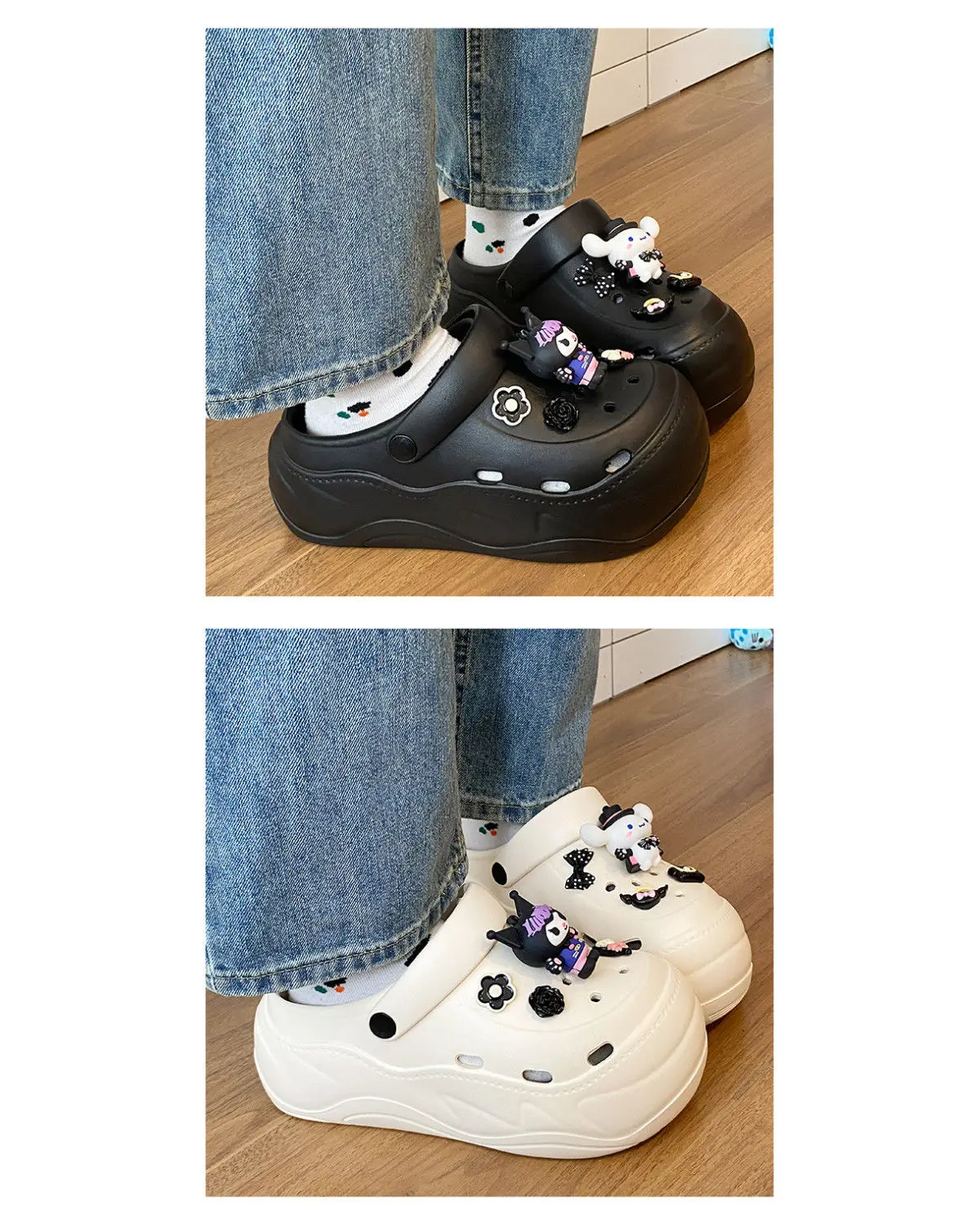 Women's Cartoon Toe-Toe Sandals White EVA — feature 18