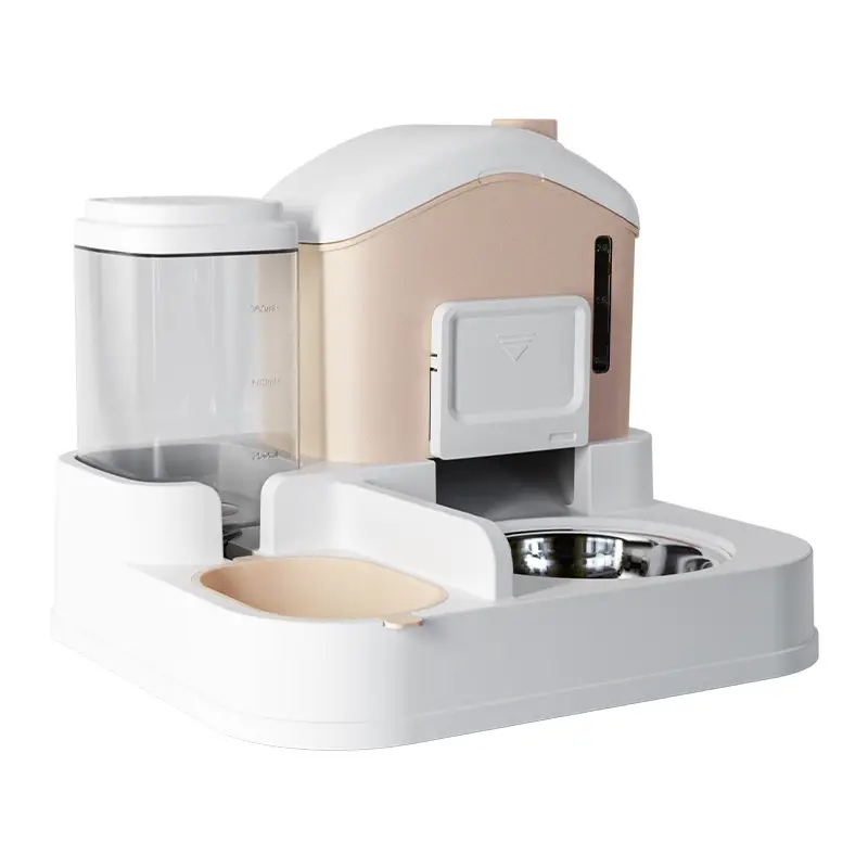 Pet water dispenser large capacity dry and wet separation automatic water feeder water and food integrated feeder cat dog water dispenser
