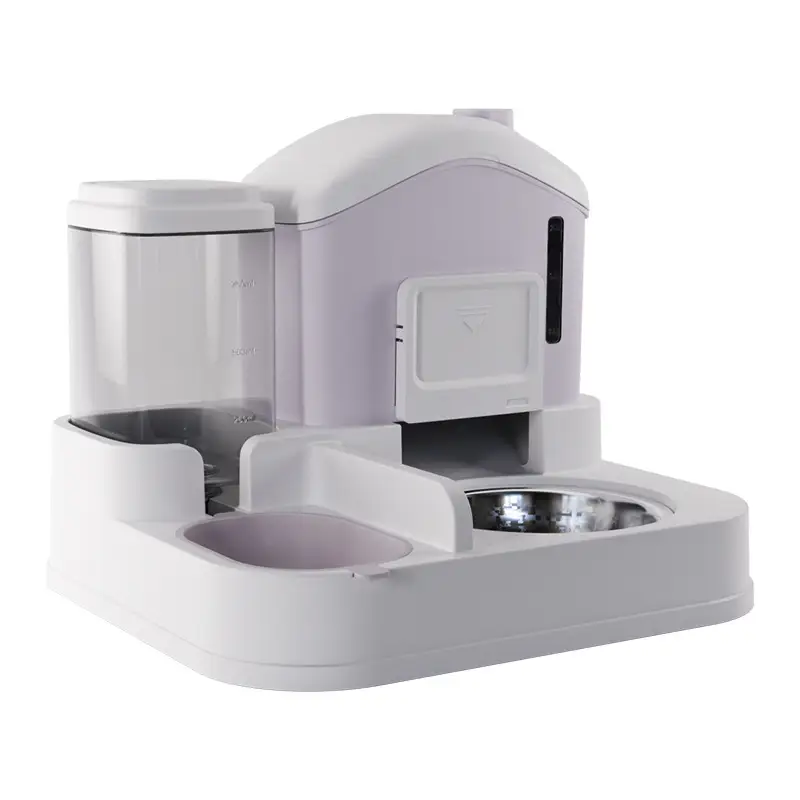 Pet water dispenser large capacity dry and wet separation automatic water feeder water and food integrated feeder cat dog water dispenser