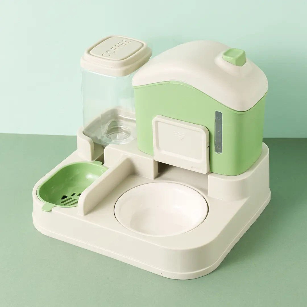 Pet water dispenser large capacity dry and wet separation automatic water feeder water and food integrated feeder cat dog water dispenser