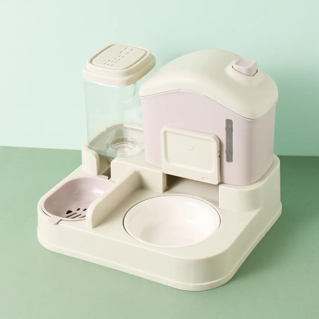 Pet water dispenser large capacity dry and wet separation automatic water feeder water and food integrated feeder cat dog water dispenser