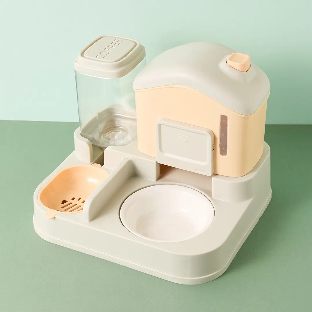 Pet water dispenser large capacity dry and wet separation automatic water feeder water and food integrated feeder cat dog water dispenser