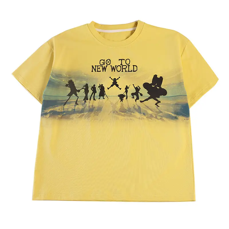 Chubby Boys Yellow Graphic T-Shirt New World Design
