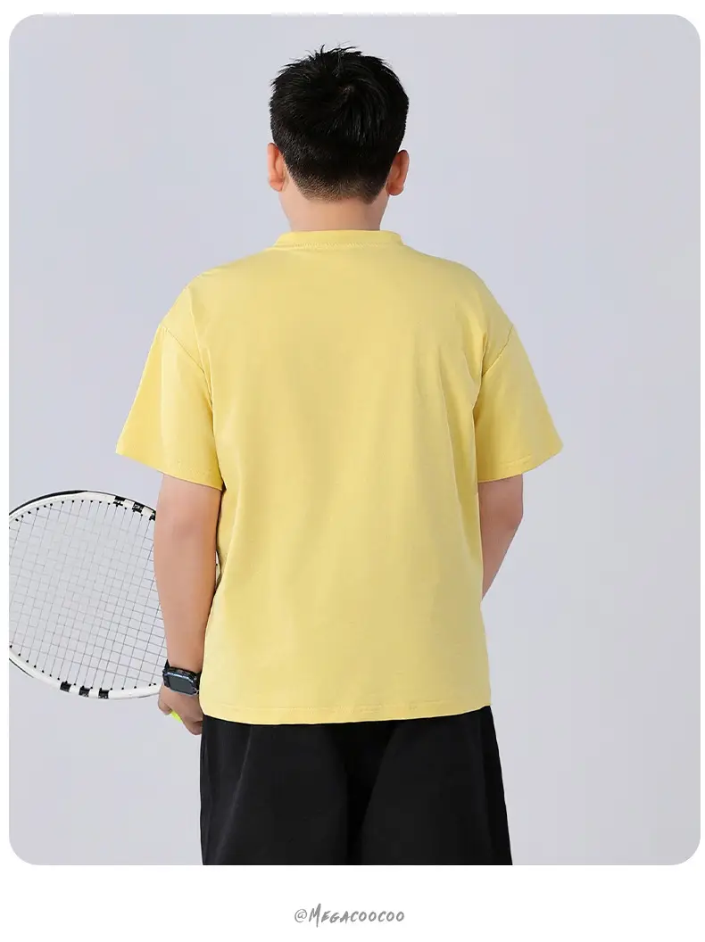 Chubby Boys Yellow Graphic T-Shirt New World Design — feature 11