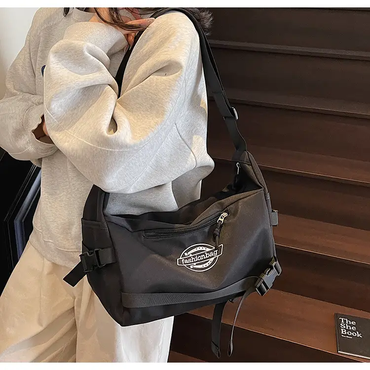 Red Japanese Style Shoulder Crossbody Bag for Men Women — feature 24