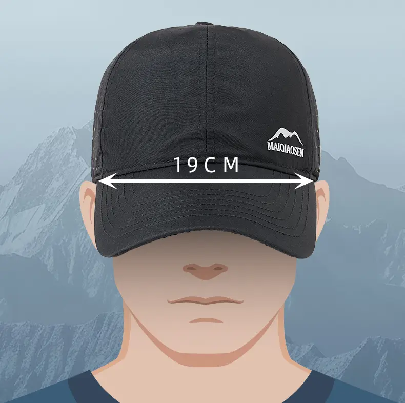 2025 Summer Light Blue Baseball Cap for Men Women — feature 20