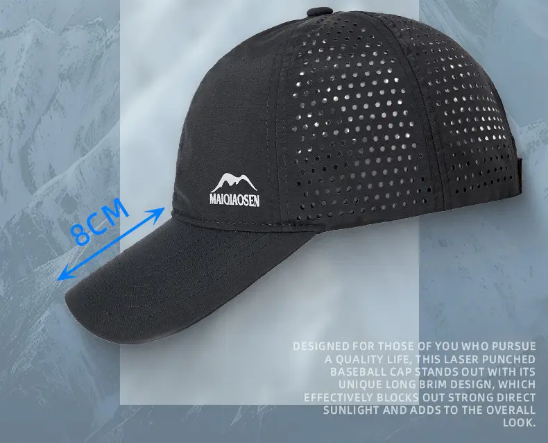 2025 Summer Light Blue Baseball Cap for Men Women — feature 25