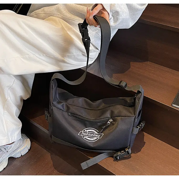 Red Japanese Style Crossbody Messenger Bag for Men Women — feature 23