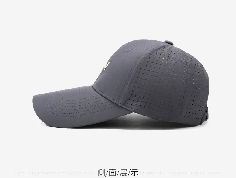 Men Grey Baseball Cap with "Avee" Logo — feature 10