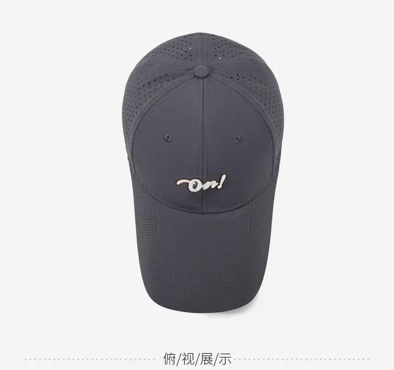 Men Grey Baseball Cap with "Avee" Logo — feature 12