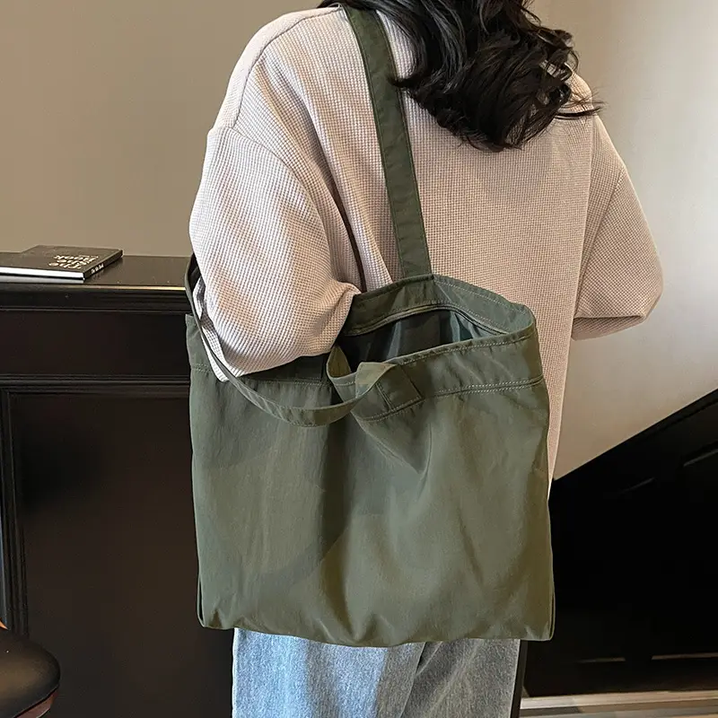 Women Canvas Large Tote Bag Washable Luggage - Image 10