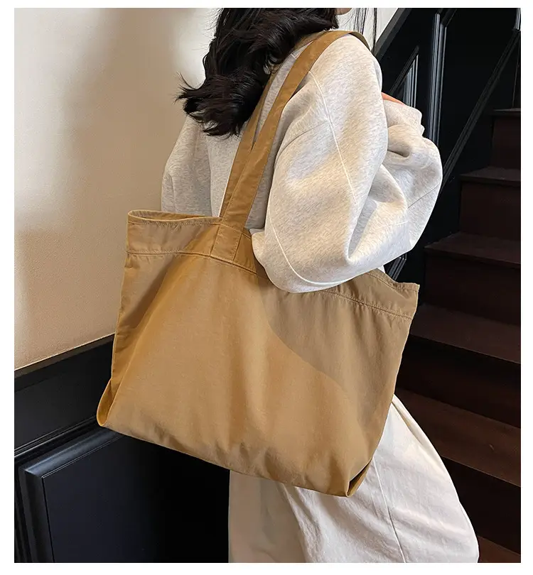 Women Canvas Large Tote Bag Washable Luggage — feature 1