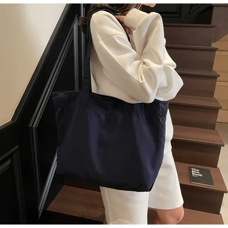 Women Canvas Large Tote Bag Washable Luggage - Image 3