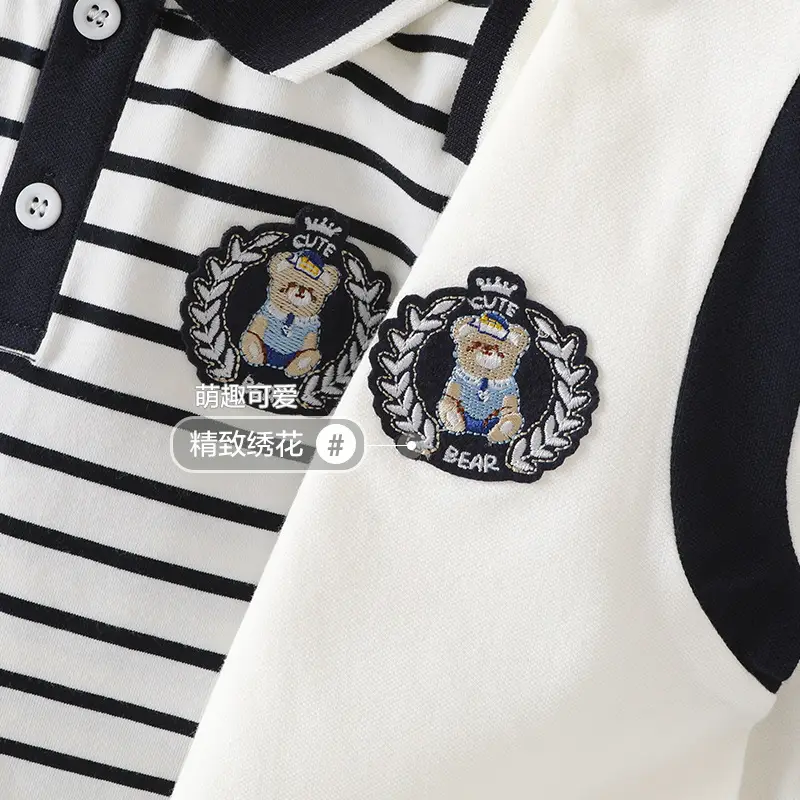 Kaka Panda Girls T-Shirt Summer Polo Shirt Kids Casual Wear - Image 4