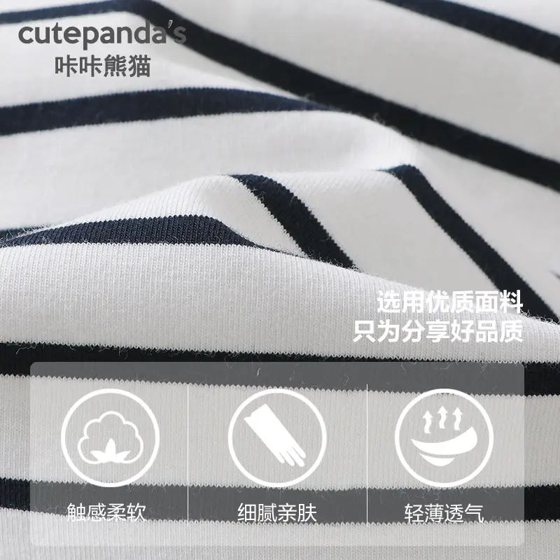 Kaka Panda Girls T-Shirt Summer Polo Shirt Kids Casual Wear - Image 5