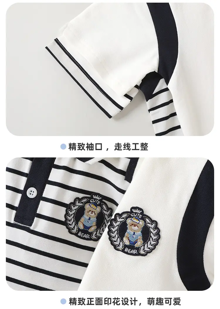 Kaka Panda Girls T-Shirt Summer Polo Shirt Kids Casual Wear — feature 11