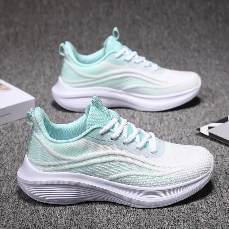 Sports Shoes for Women in Spring and Autumn, Fly-Woven Mesh Breathable Casual Shoes, Non-Slip Soft Soles, Versatile Women's Shoes, Breathable in Summer — feature 10