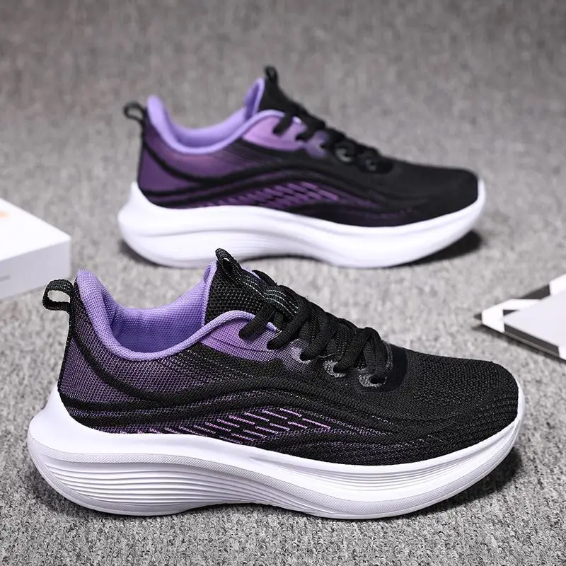Sports Shoes for Women in Spring and Autumn, Fly-Woven Mesh Breathable Casual Shoes, Non-Slip Soft Soles, Versatile Women's Shoes, Breathable in Summer — feature 11