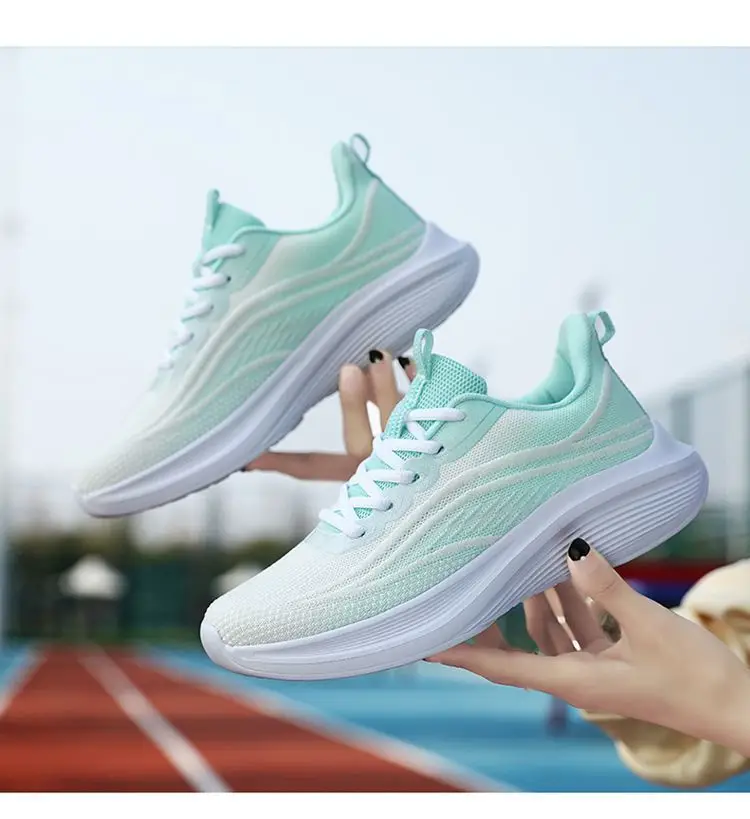 Sports Shoes for Women in Spring and Autumn, Fly-Woven Mesh Breathable Casual Shoes, Non-Slip Soft Soles, Versatile Women's Shoes, Breathable in Summer — feature 18
