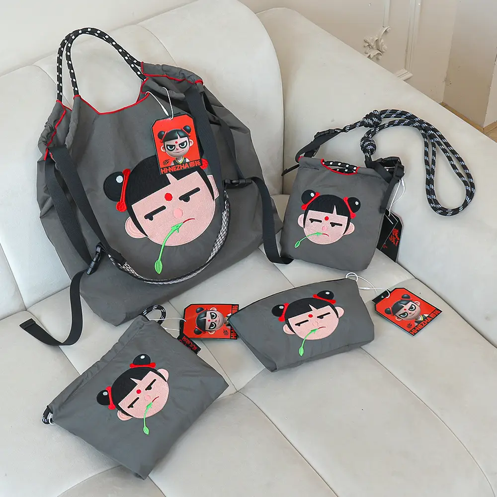 Hinezhna Cartoon Bag Set for Girls Cross Border Embroidery — feature 11