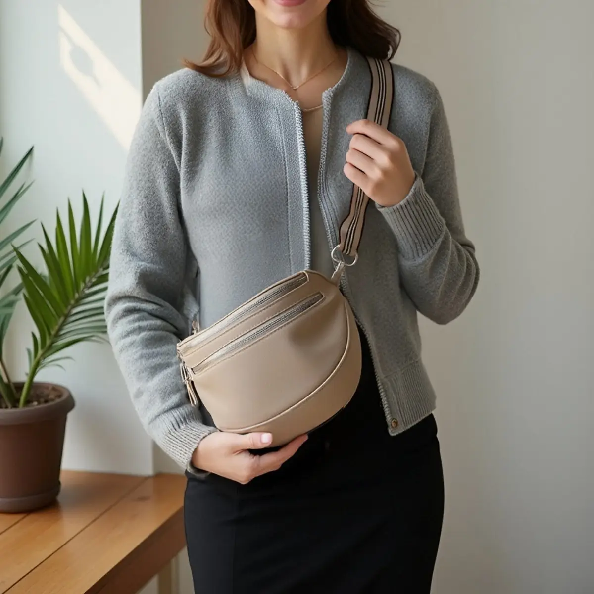 2025 Spring Women's Western Style Shoulder Bag with Wide Strap - Image 8