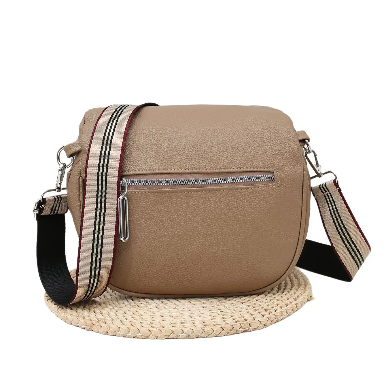 2025 Spring Women's Western Style Shoulder Bag with Wide Strap - Image 9