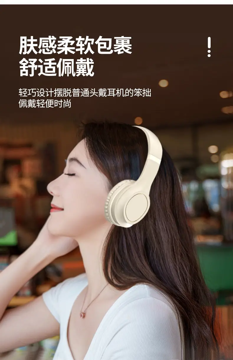 Over-Ear Wireless Bluetooth Headphones Black 6.0 Bass — feature 9