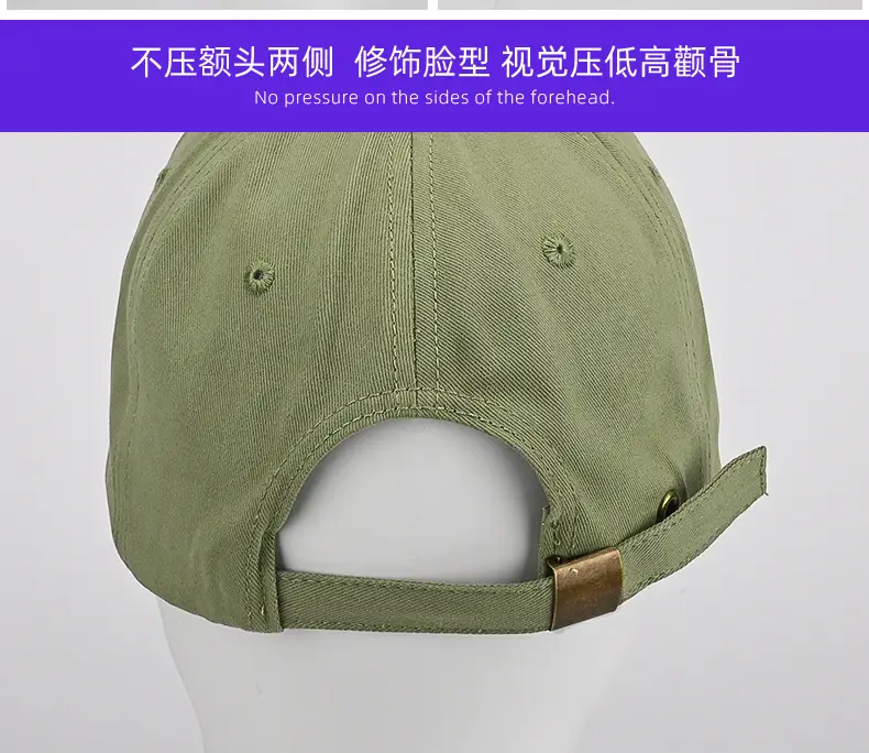 New Cross-Border American Logo Baseball Cap Wholesale Pure Cotton — feature 14