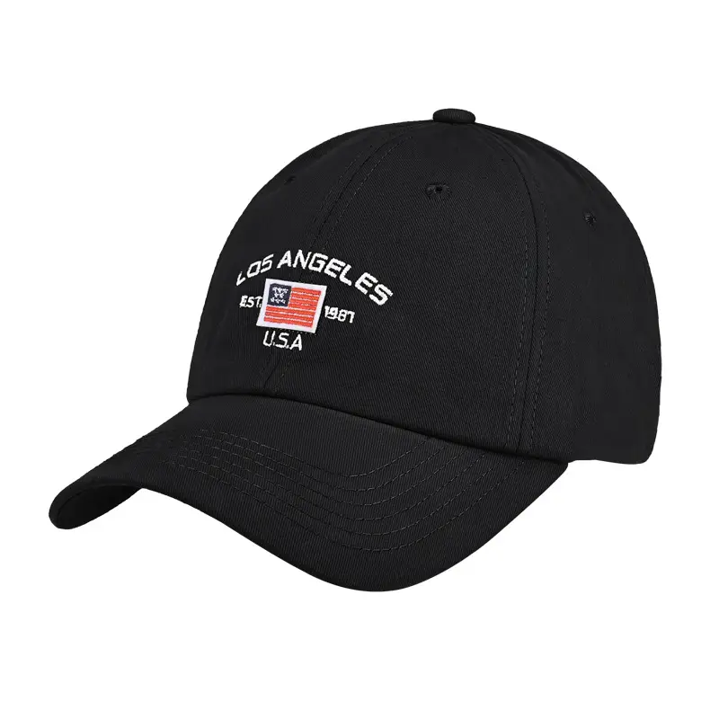 New Cross-Border American Logo Baseball Cap Wholesale Pure Cotton - Image 3
