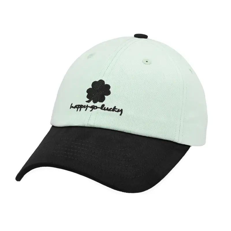 Lucky Four-Leaf Clover Baseball Cap Red Black - Image 5