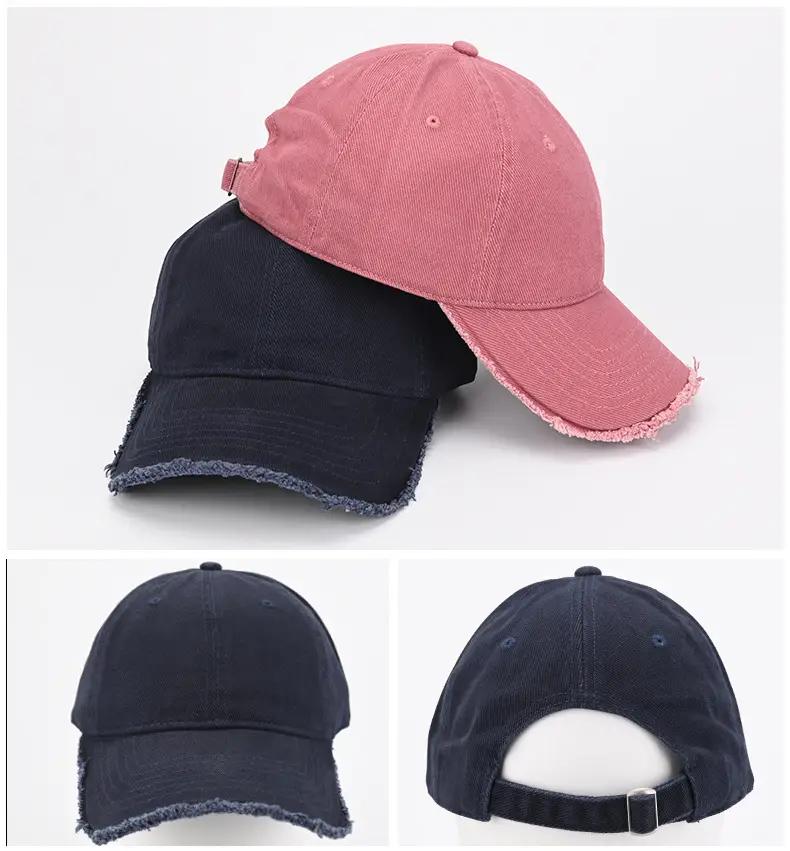 Coffee Brown Cotton Baseball Cap with Fur Trim — feature 13