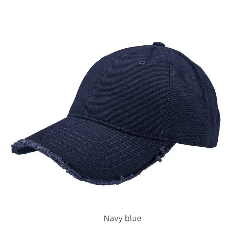 Coffee Brown Cotton Baseball Cap with Fur Trim — feature 6