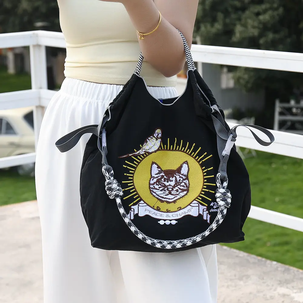New Niche All-Match Ball Embroidered Eco-Friendly Crossbody Bag — feature 12