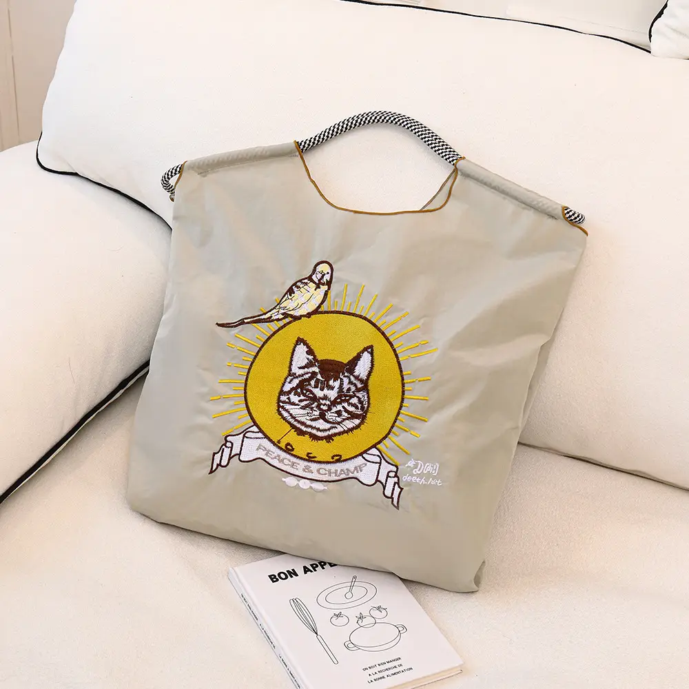 New Niche All-Match Ball Embroidered Eco-Friendly Crossbody Bag - Image 6