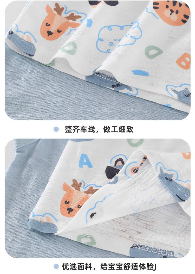 Baby Printed Sleeveless T-Shirt Summer Vest for Boys Girls — feature 11