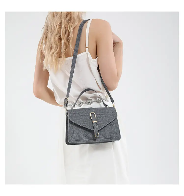 Women's Beige Textured Shoulder Bag 2025 New Trendy — feature 12