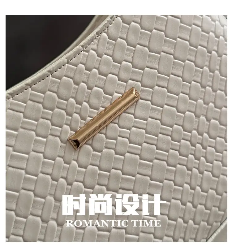 White Embroidered Shoulder Bag for Women 2025 Spring — feature 7