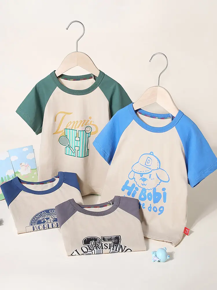 Boys Cotton T-Shirt Floral Print Medium to XL - Image 25
