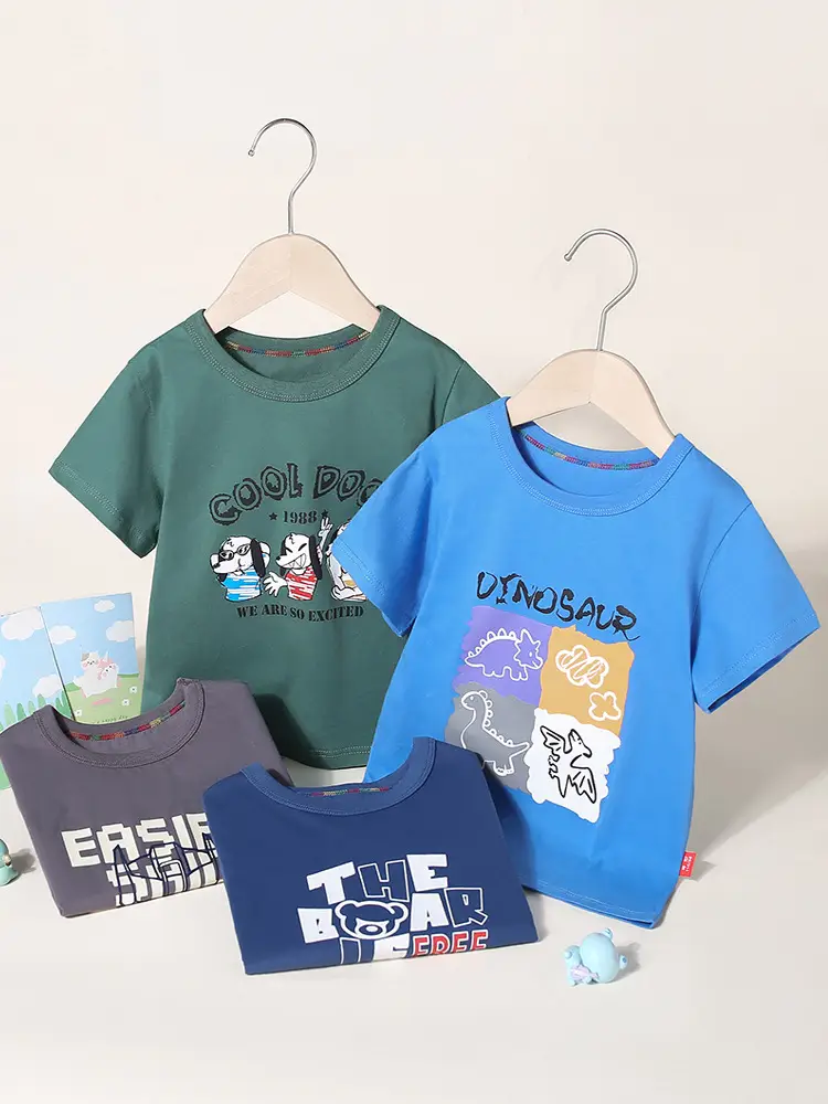 Boys Cotton T-Shirt Floral Print Medium to XL - Image 27