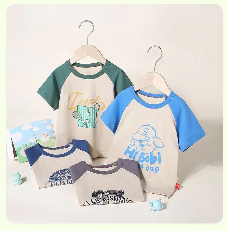 Boys Cotton T-Shirt Floral Print Medium to XL — feature 12