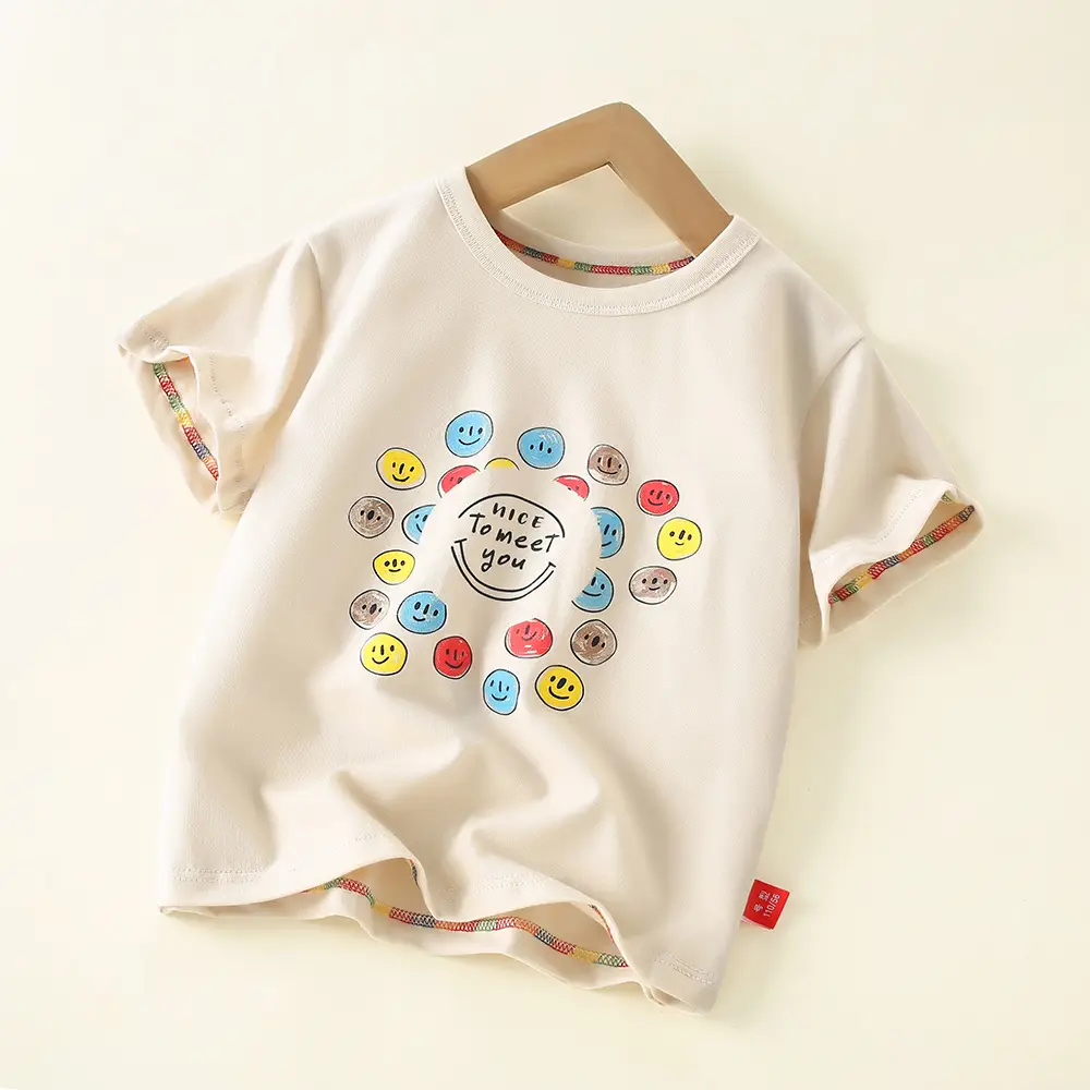 Boys Cotton T-Shirt Floral Print Medium to XL - Image 18