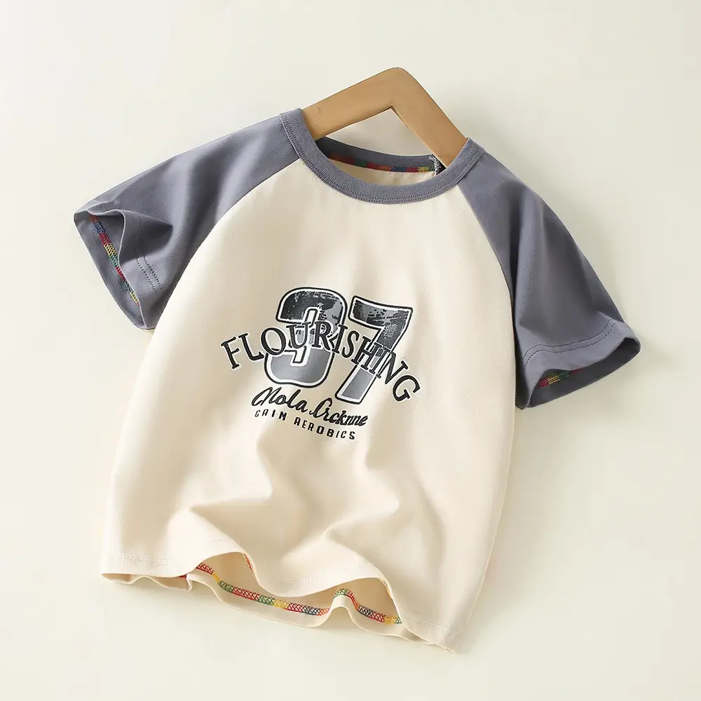 Boys Cotton T-Shirt Floral Print Medium to XL - Image 9