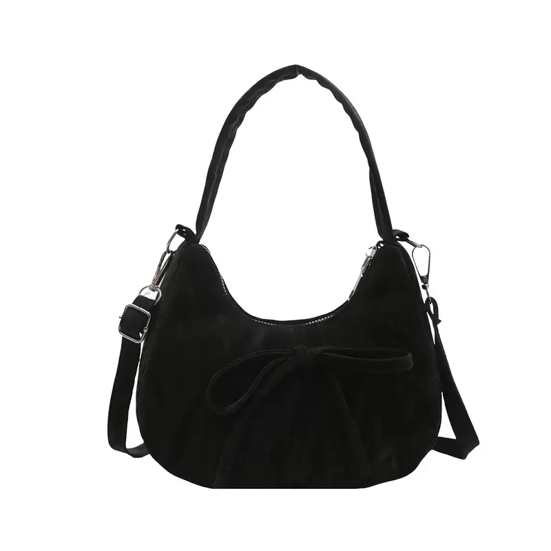 Light Blue Bow Shoulder Bag for Women - Image 10